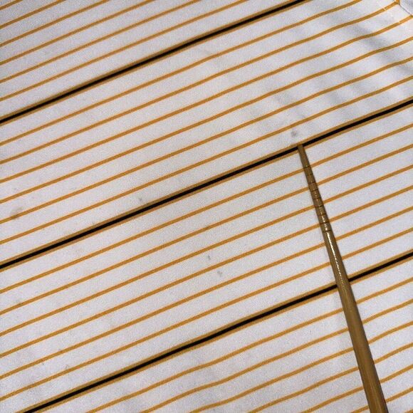 Footjoy Shirt Mens XL Yellow Polo Striped Golf FJ Performance Short Sleeve Adult - Picture 5 of 8